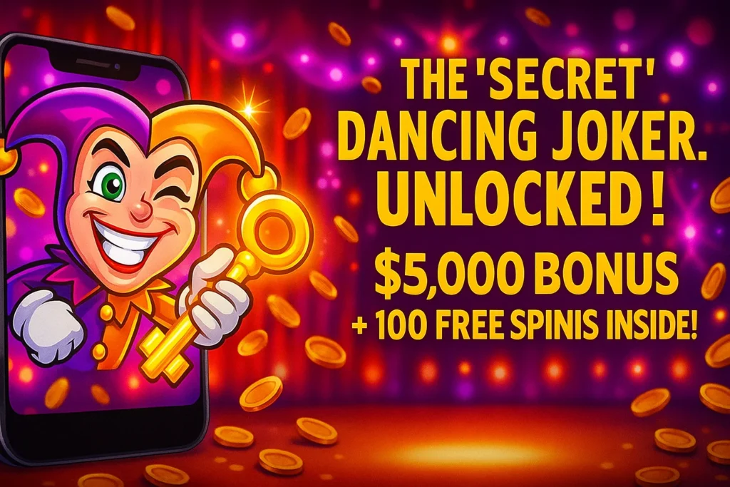 The 'Secret' Dancing Joker App: Unlocked! $5,000 Bonus + 100 Free Spins Inside!